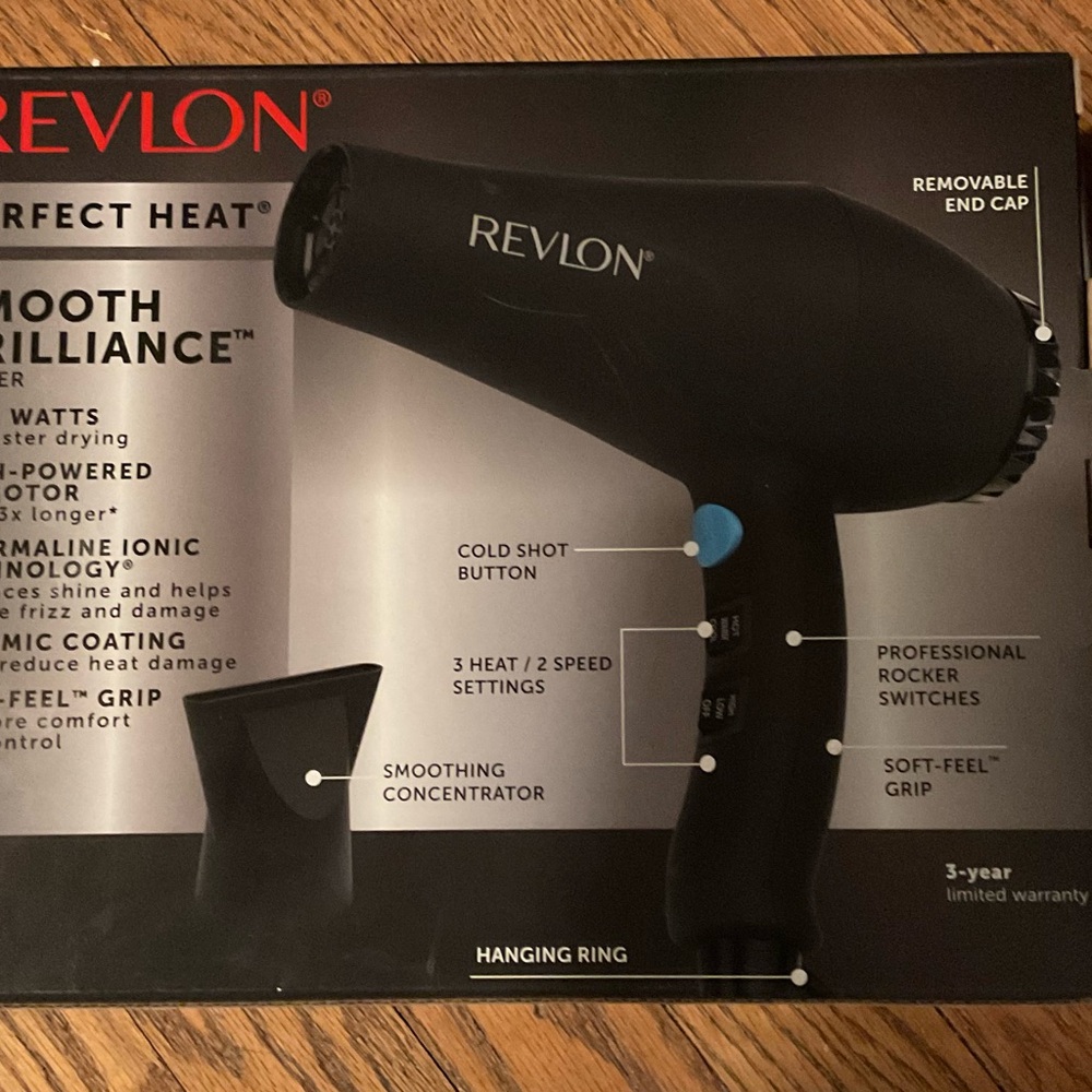 Revlon Smooth Brilliance Black Hair Dryer